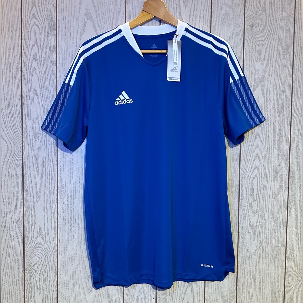 Adidas Tiro 21 Training Jersey Royal Blue Men’s Large (NWT)
